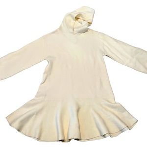 NWT Zara knitwear Fancy & Winter Collection hooded sweater dress bubble sleeves